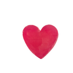 Red Rose Heart Soap