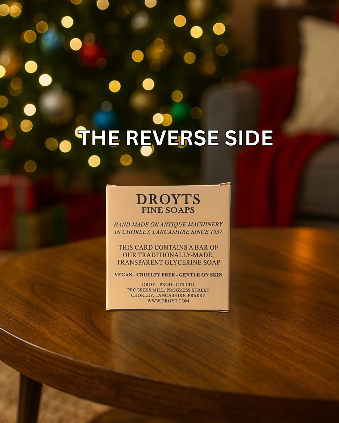 Festive Walk Christmas Card Soap Gift - Image 4