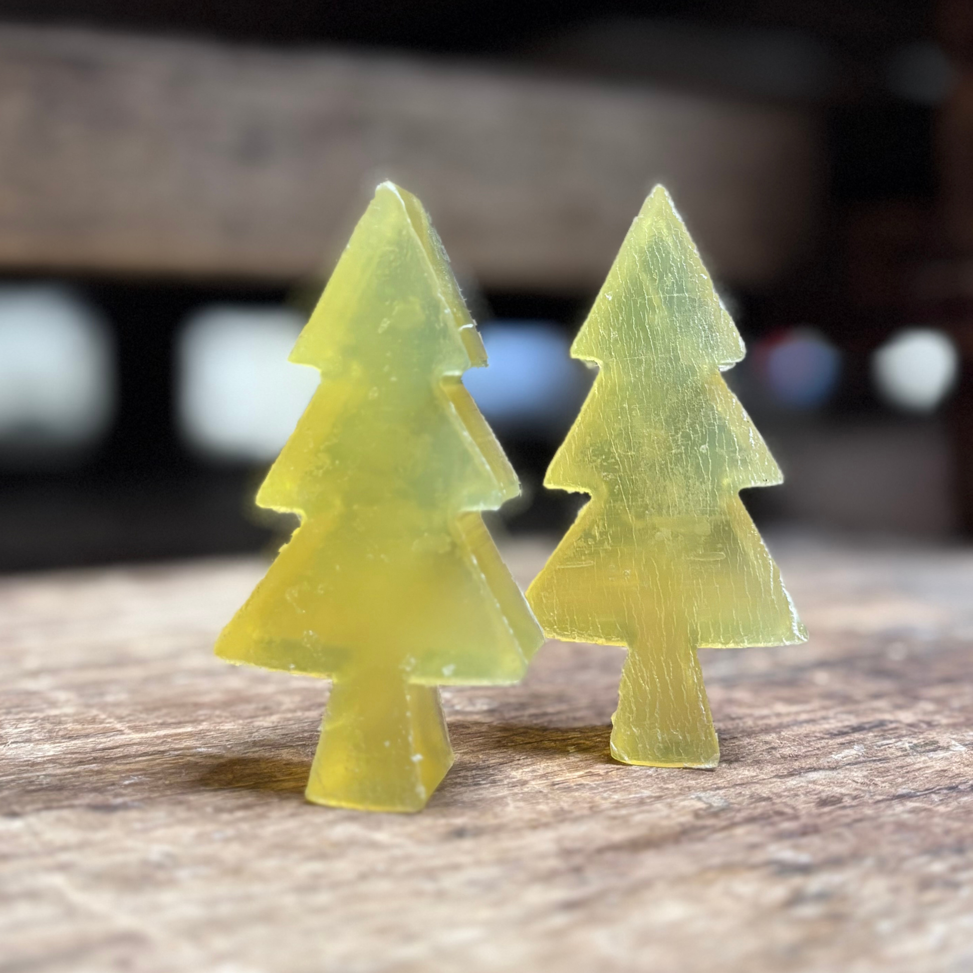Christmas Tree Soaps – Lemon