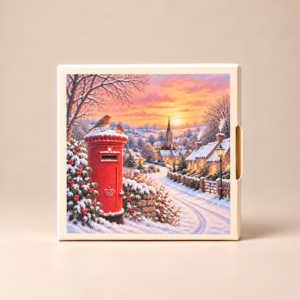 Christmas Robins Christmas Card Soap Gift